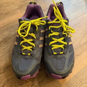 adidas Women’s‎ 8 Kanadia TR Gray Purple Athletic Shoes Running Hiking Outdoor